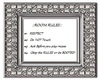 Room Rules silver