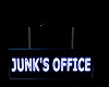 JUNKS OFFICE SIGN