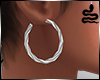 VIPER ~ Earrings Silver