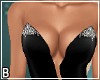 Black Plunge Gown
