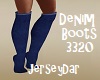 3320 Boots W/BlueHeel