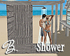 *B* Beach Shower