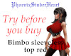 Bimbo sleeveless top red