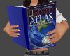 World Atlas book w/poses