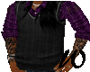 Purple Shirt with vest