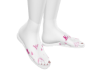 White Lv Sandals