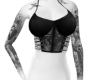 Black Corset + Tattoo