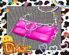 X. Y2K Pink Chain Bag