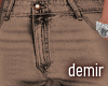 [D] Flashy brown jeans