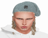 BLUE HAT BLONDE HAIR