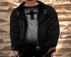 Cross Leather Jacket