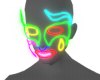 Neon Face Mask Male