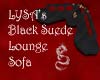 Lysa's Blk Lounge Sofa