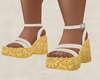 Gold Fleck Sandals