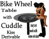 Bike Wheel Table w/pose