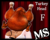 Turkey head (female)
