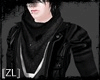 [ZL]Black jacket&scarf