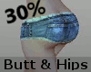 Butt  Hips Scale 30%