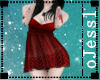 red glitter top