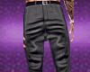 Charcoal Pants With Belt
