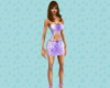 {S} Purple Spring Dress