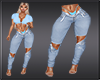 7ly Laced Front Jeans V2