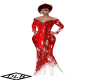 Red Gown with SnowFlakes