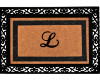 Monogram "L" Door Mat