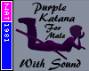 (Nat) Purple Katana