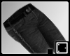 ♠ Stitched Black Jeans