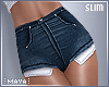 [MT] Blue Short Slim