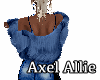 AA Blue Linen Fur
