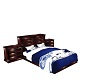 Classic blue& white Bed