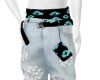TEAL TEARY JEANS