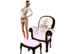 Pink Princess Baby Chair