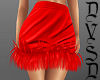 Red Fur Skirt