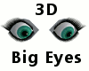 3D BIG Eyes Wall Art