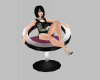 Black/Rose Orbit Chair