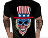 Uncle Sam Shirt Skull M