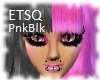 ETSQ half pink half blk