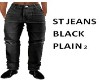 ST JEANS BLACK PLAIN 2