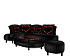 Red Heart Flame Couch