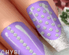 C~Purple Angel Nails