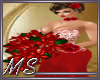 !MS!Bride Red Bouquet