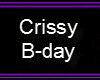 Crissy B-day