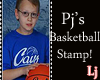 Pj's Basketball Stamp!