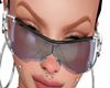 Black reflective glasses