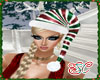SC HAT GREEN & RED XMAS