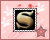 S Letter Stamp