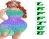 lace glitter dance dress